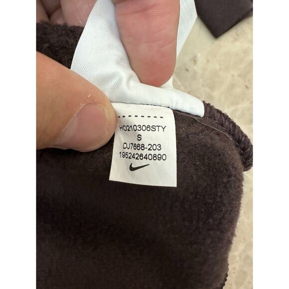 Nike Center Swoosh Hoodie Small Brown Travis Scott Sweatshirt Sweater - Picture 6 of 11